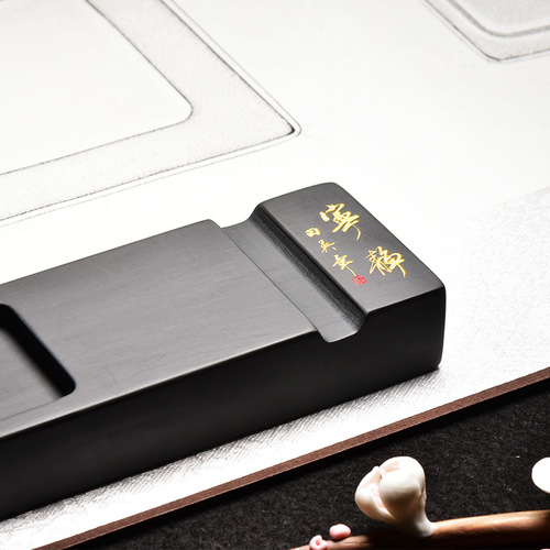 Lan Ting Xu calligraphy stone, stationery ruler, manuscript copy inkstone, brush holder, She inkstone, small regular script, dragon tail Duan inkstone, four treasures of the study
