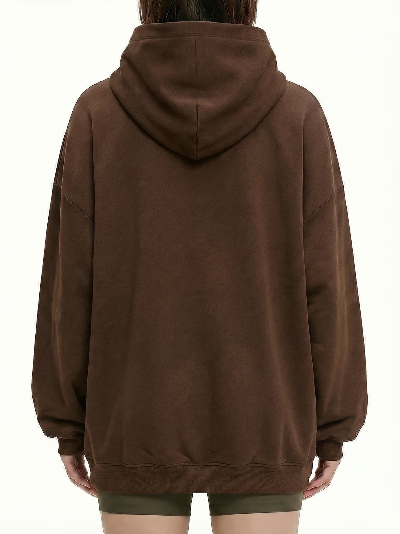 Women's Loose Casual Pullover Hoodie With Pet Pouch For Spring_voghion.com