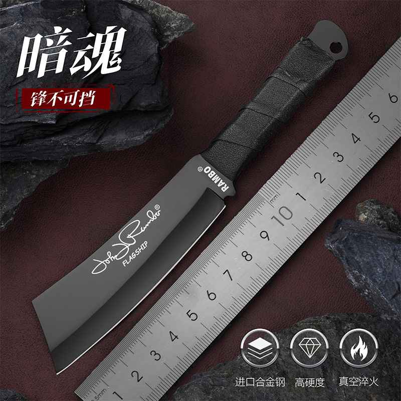 户外刀一体龙骨直刀多功能荒野求生刀随身防身刀野外锋利小刀