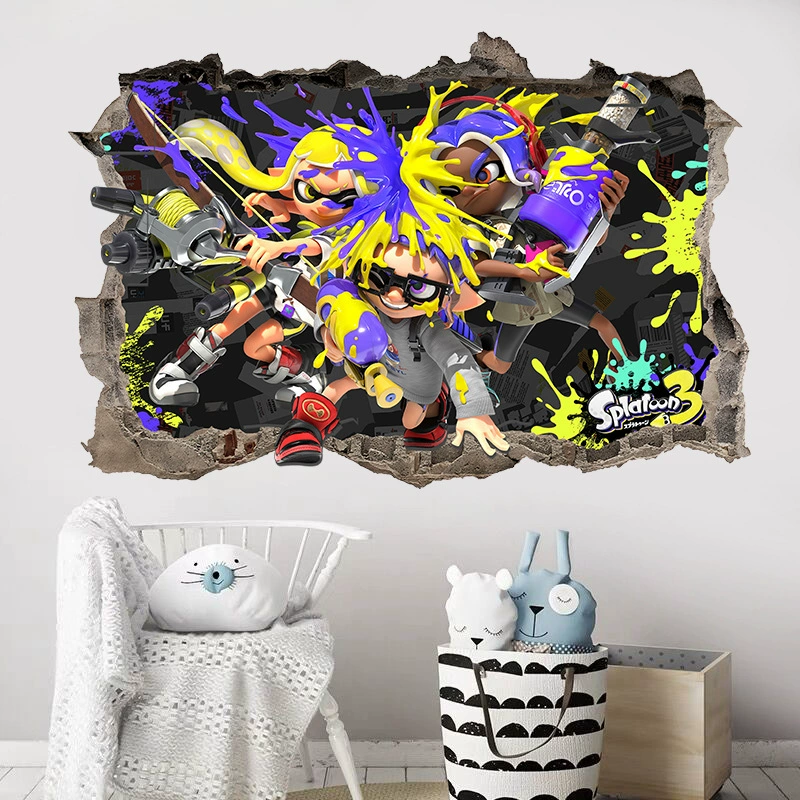 Jet Warrior 3D настенная наклейка для мальчиков спальня гостиная компоновка самоклеящаяся комната плакат ПВХ мультфильм аниме наклейка