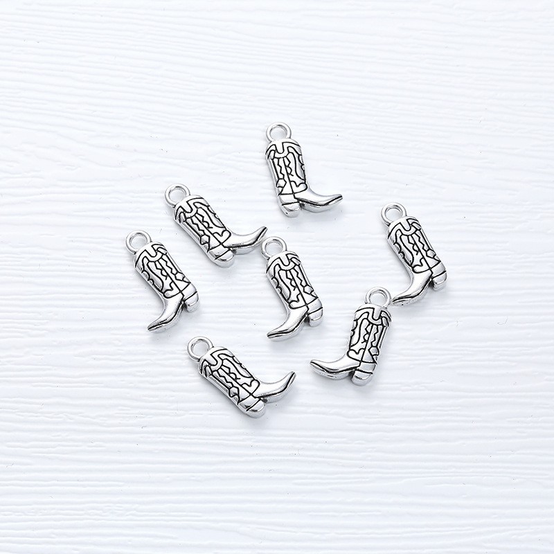앤틱 실버 부츠 18x11mm