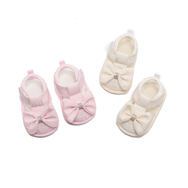 Summer non-slip children's sandals girl's with bow for early age