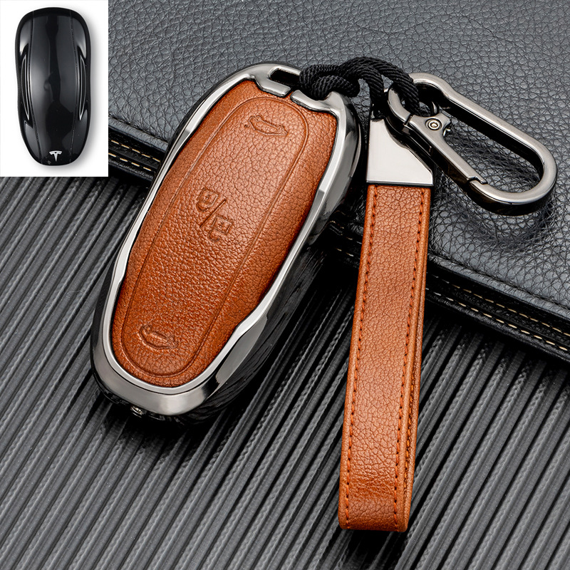 자동차 모양의 열쇠/총 다크 브라운/열쇠 고리