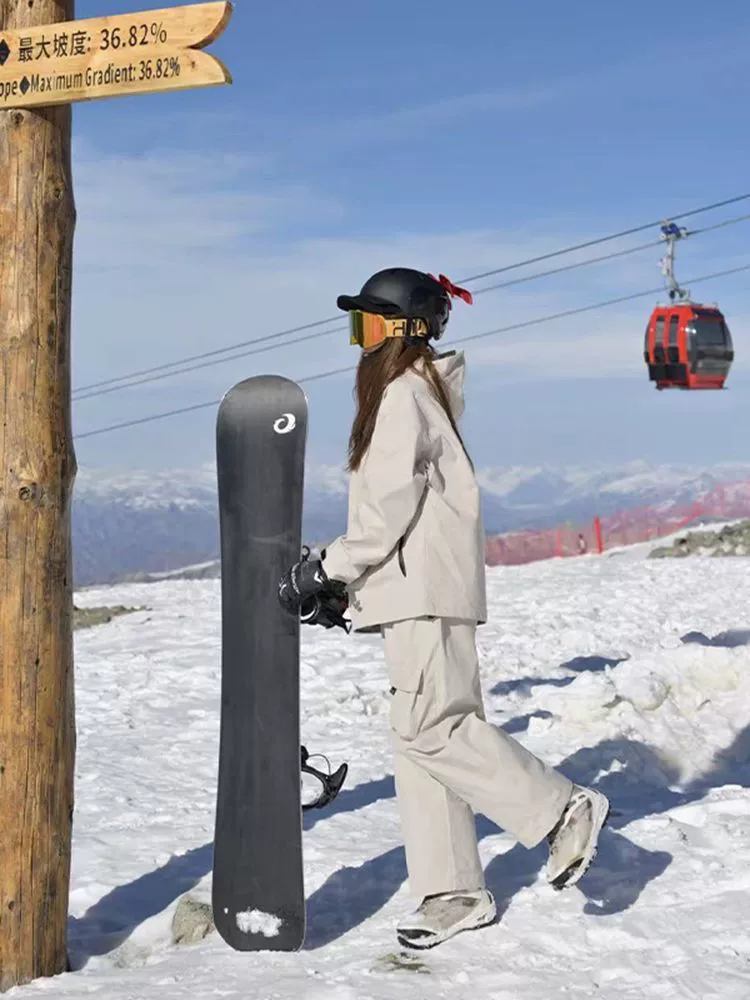 Cold-proof ski ski suit, set, windproof sweatshirt charging