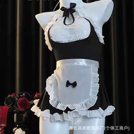 情趣内衣刺激情感趣味衣服制服诱惑火辣床上免脱情侣约会女仆装