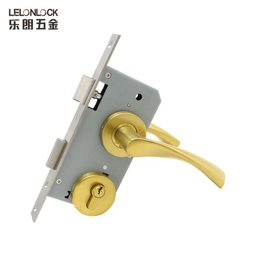 European standard 5572 lock body, full copper lock core, precision cast handle lock, Lelang 304 stainless steel split handle lock, channel lock