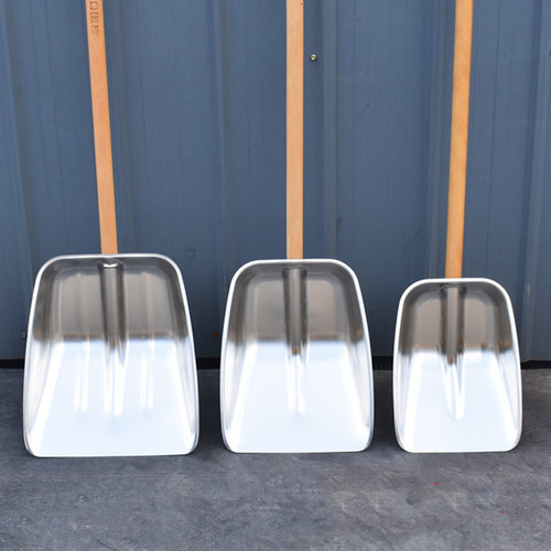 Wholesale Large and Thick Stainless Steel Grain Shovel Snow Shovel Full Steel Corn Coal Shovel Agricultural and Garden Tool Feed and Garbage Shovel