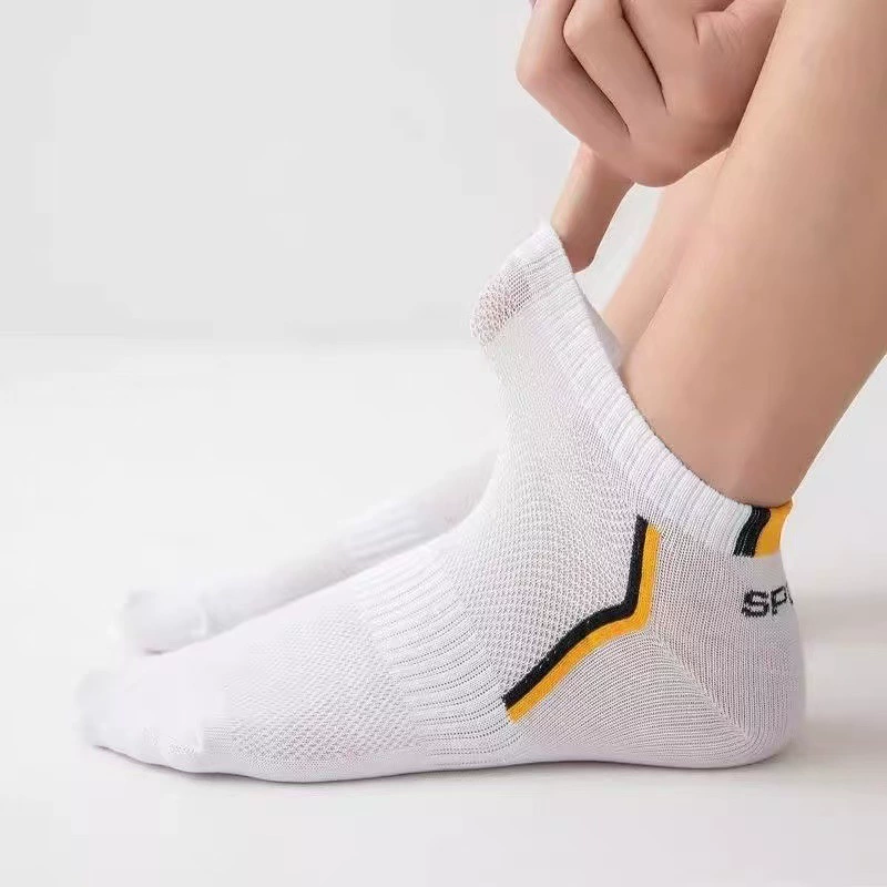 Summer thin low invisible deodorized knee socks, absorbs sweat and smell