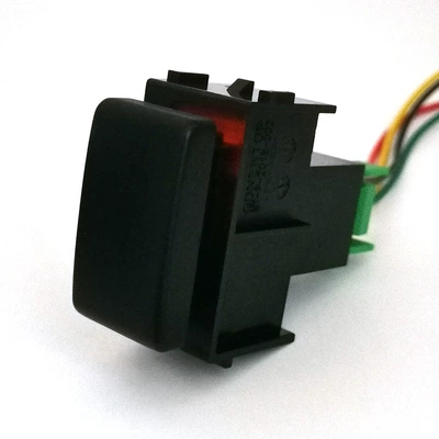 For Nissan Patrol Y62 08-15 Car Led Fan Fog Light Power Radar Button (with Line) (Other Automotive Interior Supplies) - blank-switch-tail-line-lock-switch