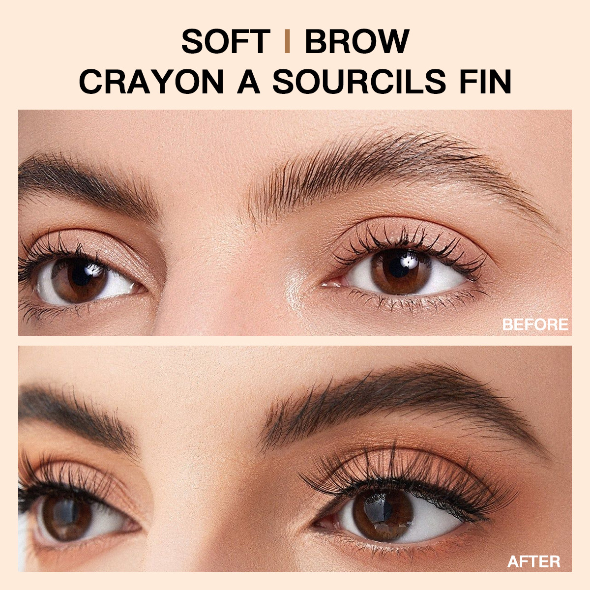 USHAS Amazon Europa y América venta caliente punto transfronterizo venta caliente impermeable y duradero lápiz de cejas UP007