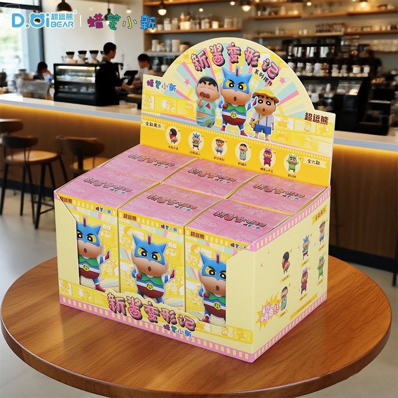 本物のクレヨンしんちゃんダイナミックバトルトレンディブラインドボックスフィギュアハイエンドホームアクセサリーデスクトップ装飾品|undefined