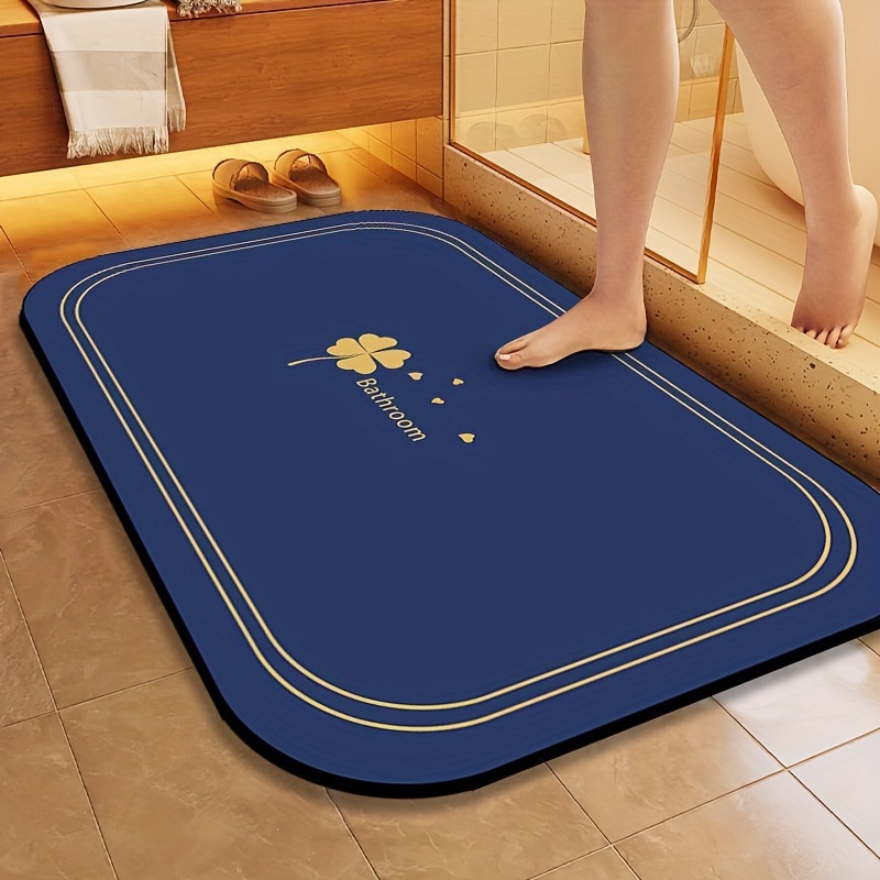 En stock lavable hogar carta puerta Mat hogar pasillo flor resistente a las manchas pequeña alfombra de piso fresco baño alfombra de piso absorbente