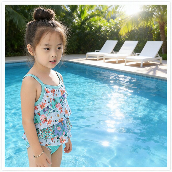 Children's cute swimwear for swimming