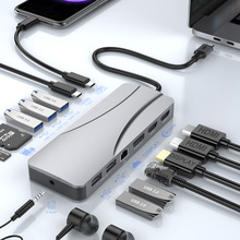 �羳type-c�ؔUչ�]PD60W 4K�ֱ�HDMI+DP/VGA HUB�����Uչ������