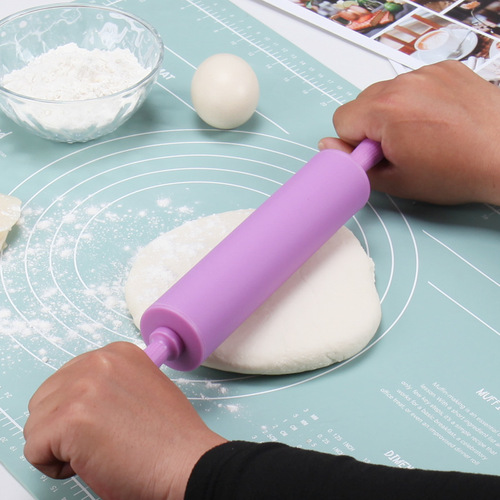 PP handle household silicone rolling pin flour stick rolling pin dumpling skin roller baking tool pressing pin