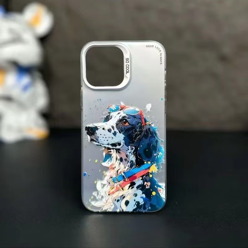 Nuevo ojo cachorro para iPhone 16 funda para teléfono móvil Apple 15promax/14 anti-caída 13pro12 Europa y América