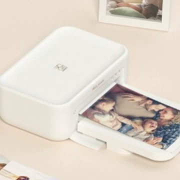 Портативный фотопринтер HeyPhoto CP4100, 3-дюймовый карманный принтер на основе термопечати и Bluetooth, мобильный