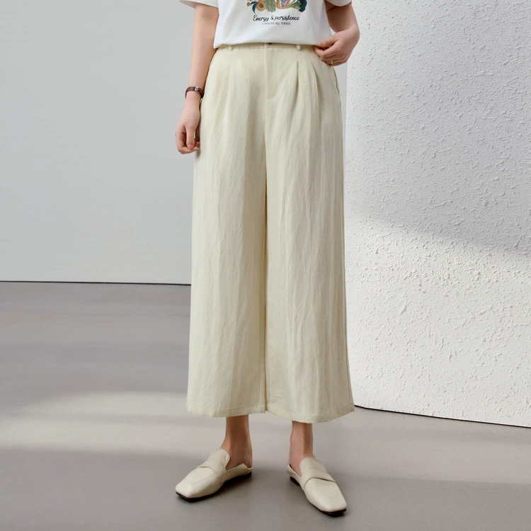 [Художественный стиль, ленивые, удобные, тонкие и универсальные брюки] Тонкая и красивая женская одежда больших размеров для полных мм, лето 2025, новый стиль