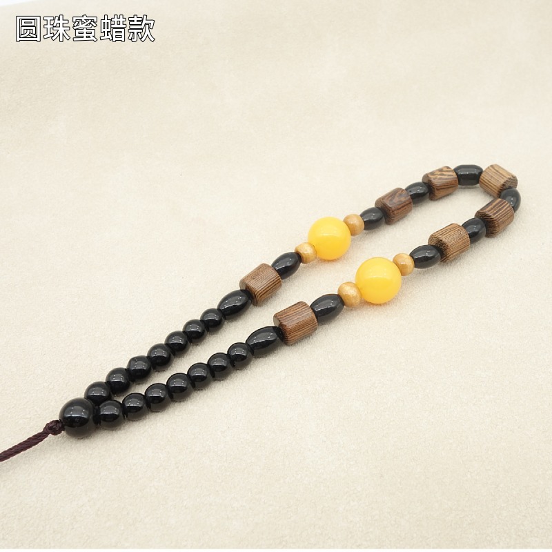 ② round beeswax bead model