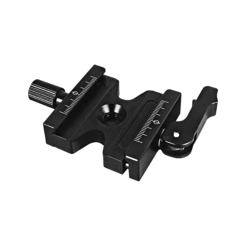 Beixin SLR estabilizador de cámara rápida conversión abrazadera trípode cabeza de aleación de aluminio de instalación rápida abrazadera de liberación rápida