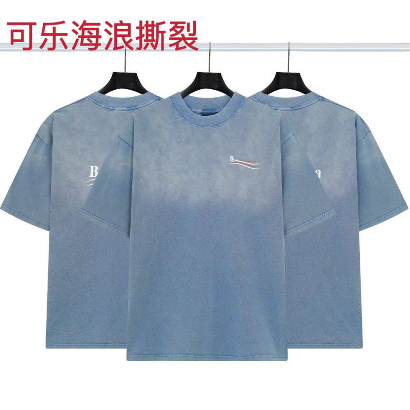 高品質クロスボーダーアメリカンスタイル25ss夏新作No.10ユニフォームレタールーズ半袖Tシャツ卸売|undefined