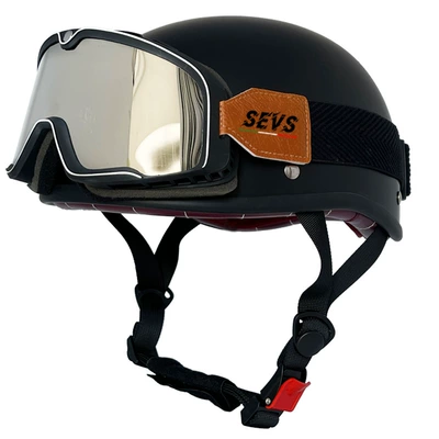 body, Motosiklet kaskı (dəbilqə) - matte-black-large-frame-goggles-m