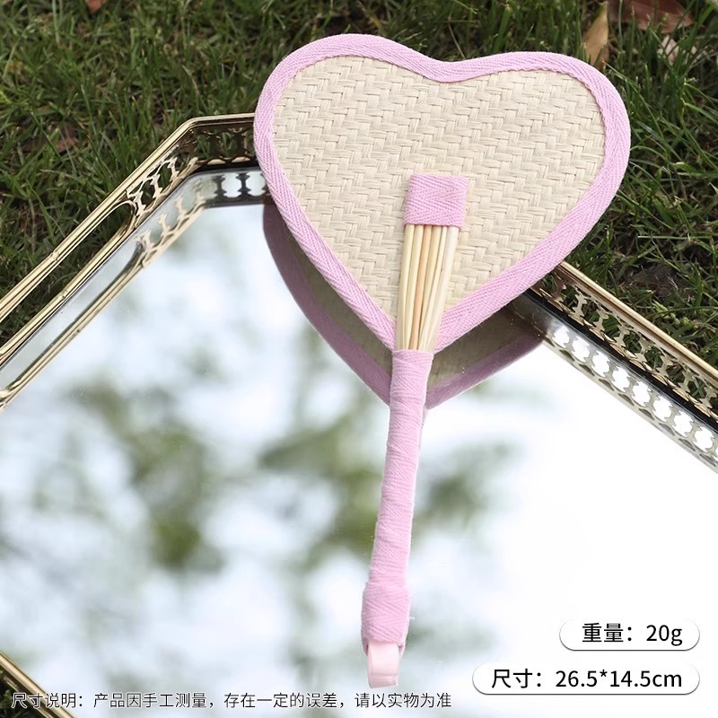 老式手織り夏扇子、蚊よけバナナ扇子、高齢者用ひまわり扇子、子供用夏用手作り扇子|undefined