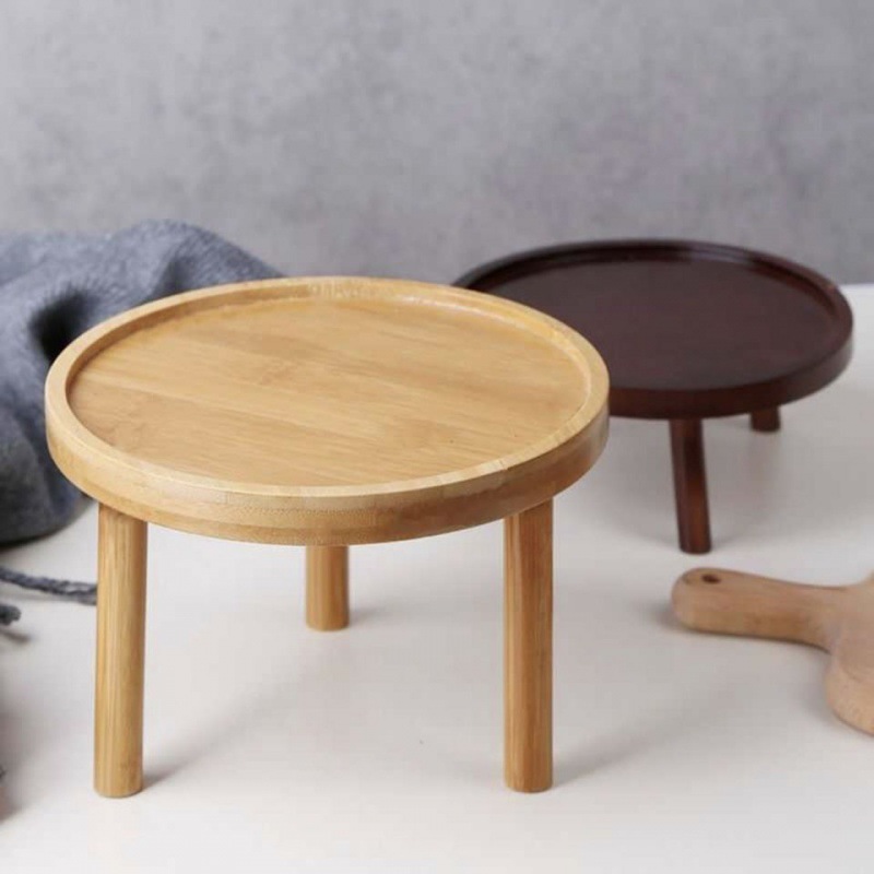 Soporte de maceta, soporte de madera maciza, soporte de maceta, soporte de pecera, soporte de piso interior, decoración creativa de la Sala de estar