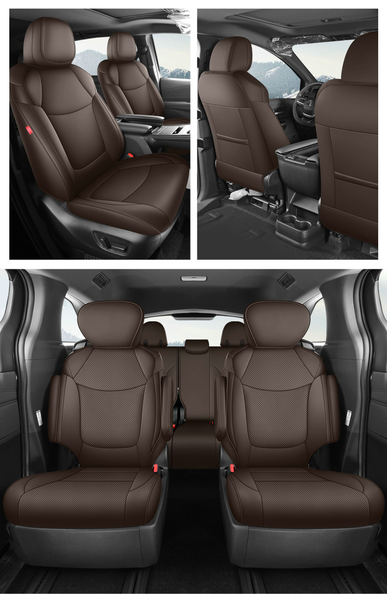 2024 Toyota Sienna Seat Cushion, GAC Granvia Seat Cover, 7-Seat Pad Set