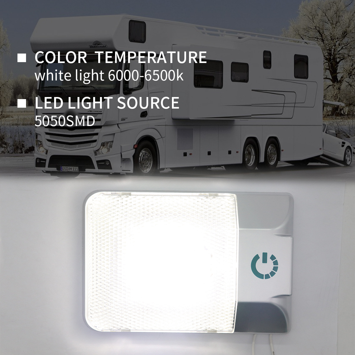 Truck indoor reading 12V 24v strong magnetic waterproof long box compartment lighting super bright car compartment light bar LED light