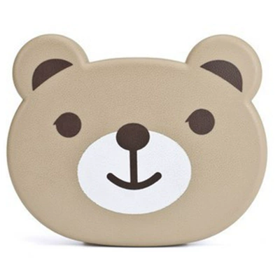 Multi-functional Chair Back Portable Small Table – Car cup holder/beverage holder - beige-bear