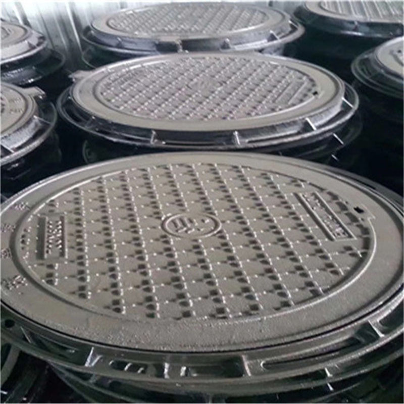 球墨铸铁井盖 雨污排水盖板抗震性能高 大量批发用于通信电力消防