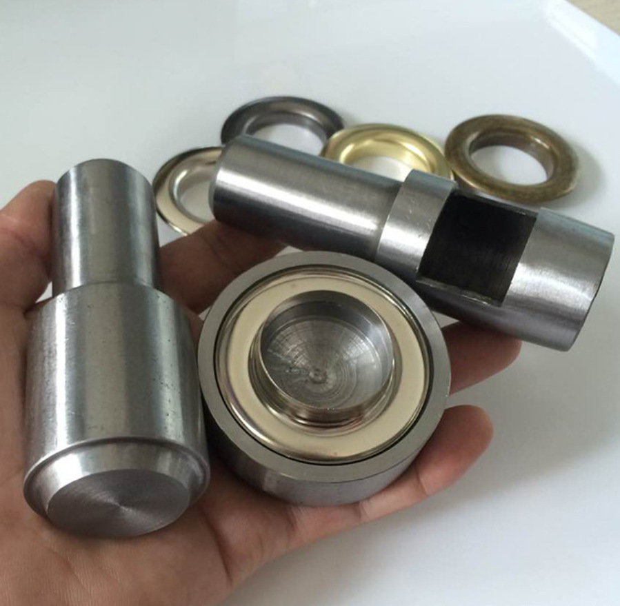 Máquina de prensado manual con molde para instalación de remaches, perforación de botones redondos/planos para ropa, venta directa de fábrica.