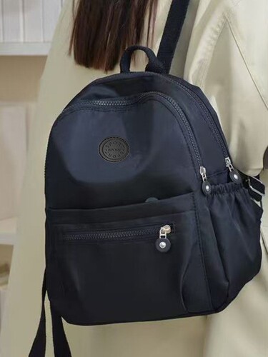 Nylon oxford backpack, new Korean style small backpack, women's all-matching fashionable canvas schoolbag, mommy bag, national trend
