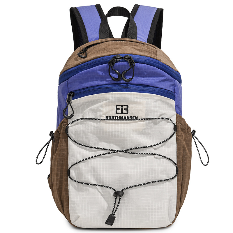 Mochila de senderismo transfronterizo al aire libre, nueva mochila de tela de nylon de gran capacidad, bolsa de viaje ligera y casual para niños