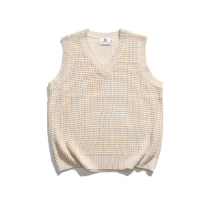 Southern Summer Dress 2023 Autumn New Japanese Casual Knitted Vest All-match Shawl Small Shawl Sleeveless Top for Men