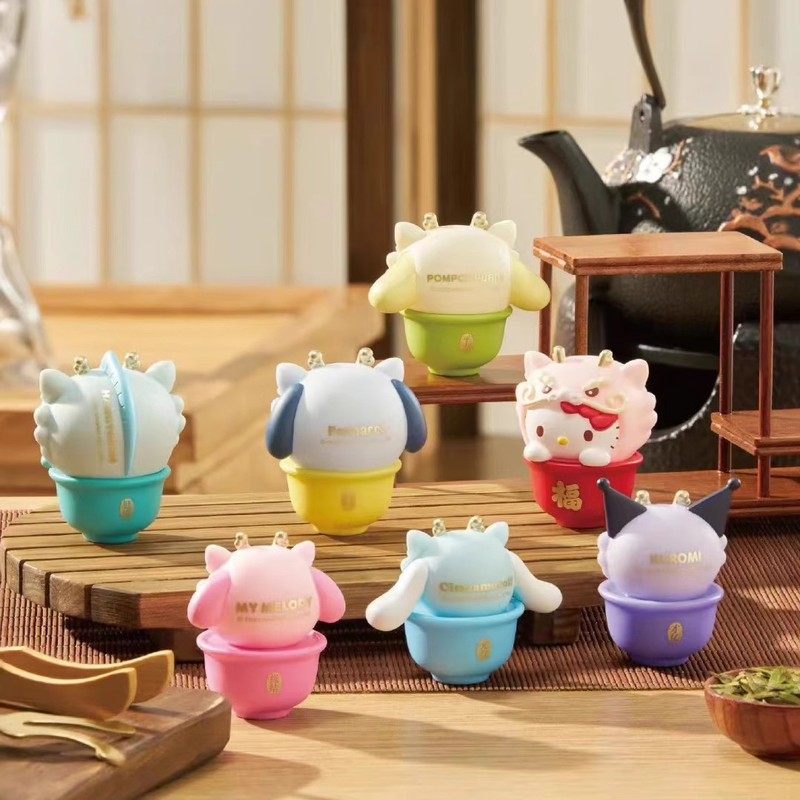 本物のサンリオハローキティフルーティーパラダイスシリーズぬいぐるみブラインドボックストレンディなフィギュアかわいい人形装飾品卸売|undefined