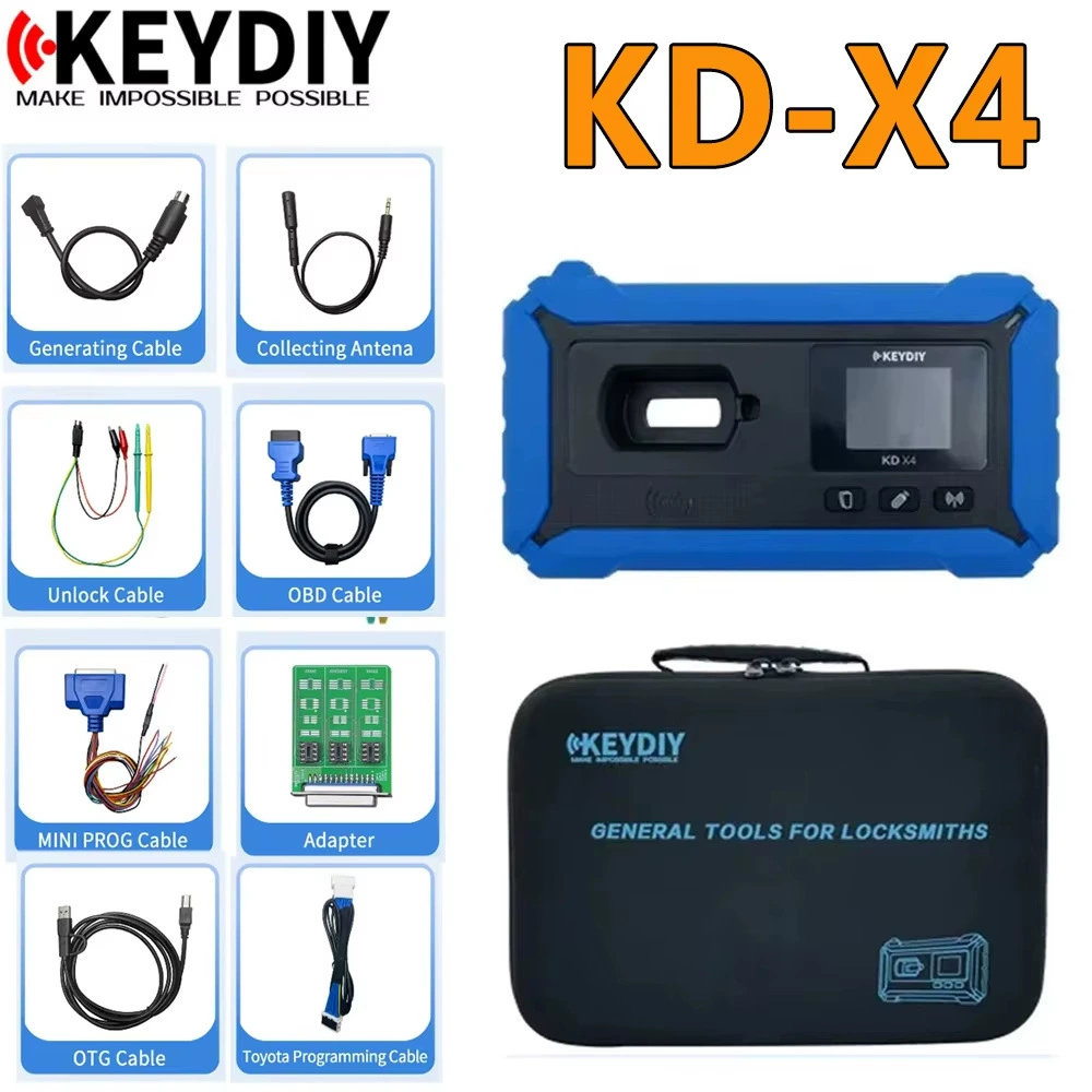 Универсальные инструменты KEYDIY KD X4 для слесарей, международная версия KD X4 для трансграничной торговли