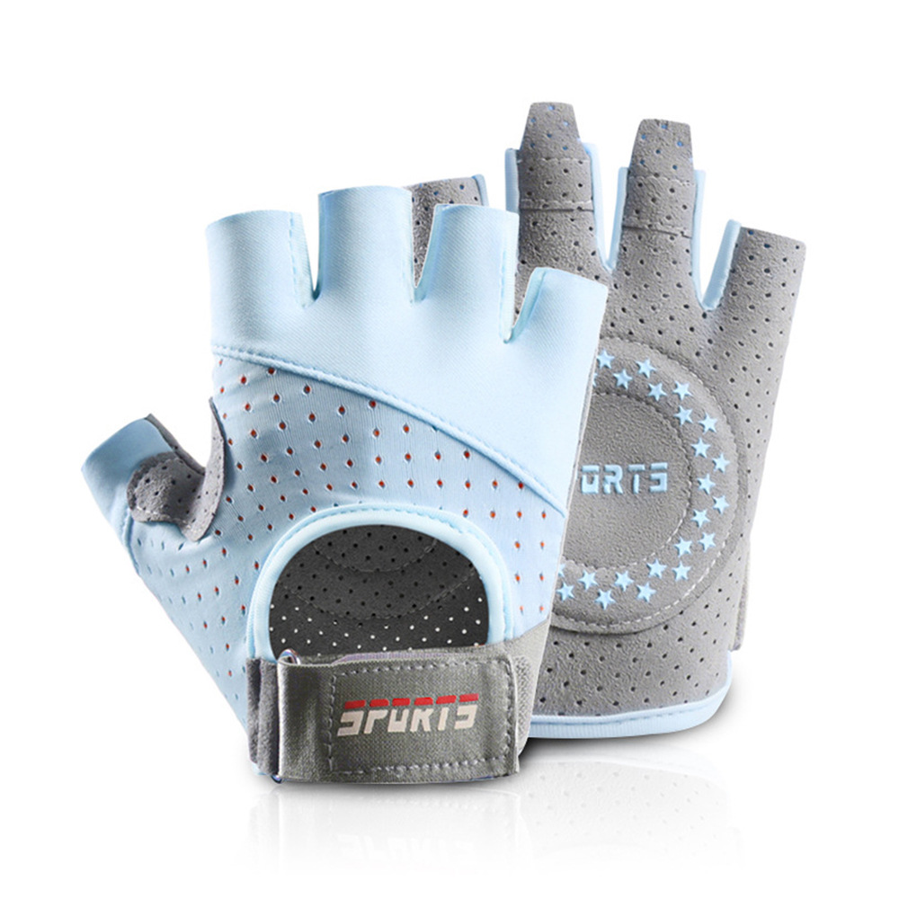 Guantes de fitness yoga para mujer bicicleta dinámica antideslizante medio dedo transpirable equipo resistente al desgaste Dumbbell Training deportes al aire libre hombres