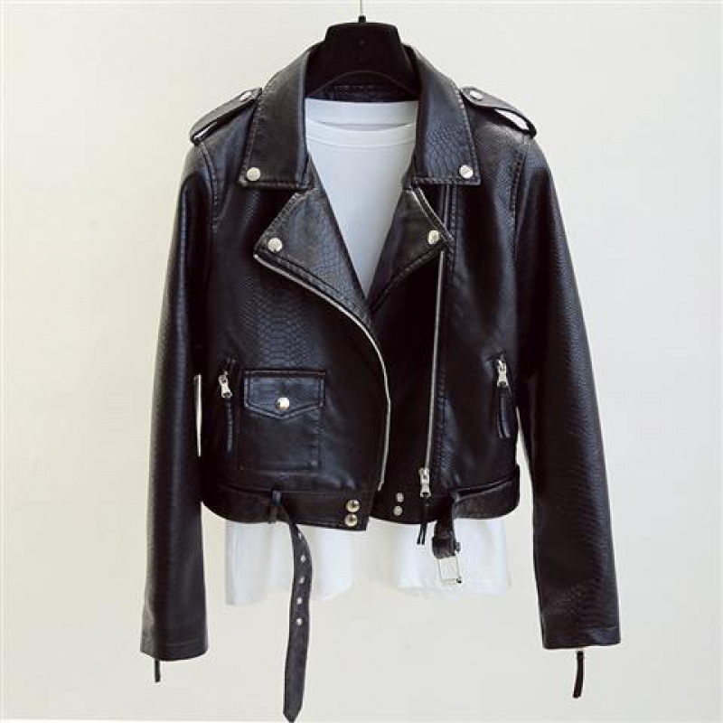 Leather Jacket Back View