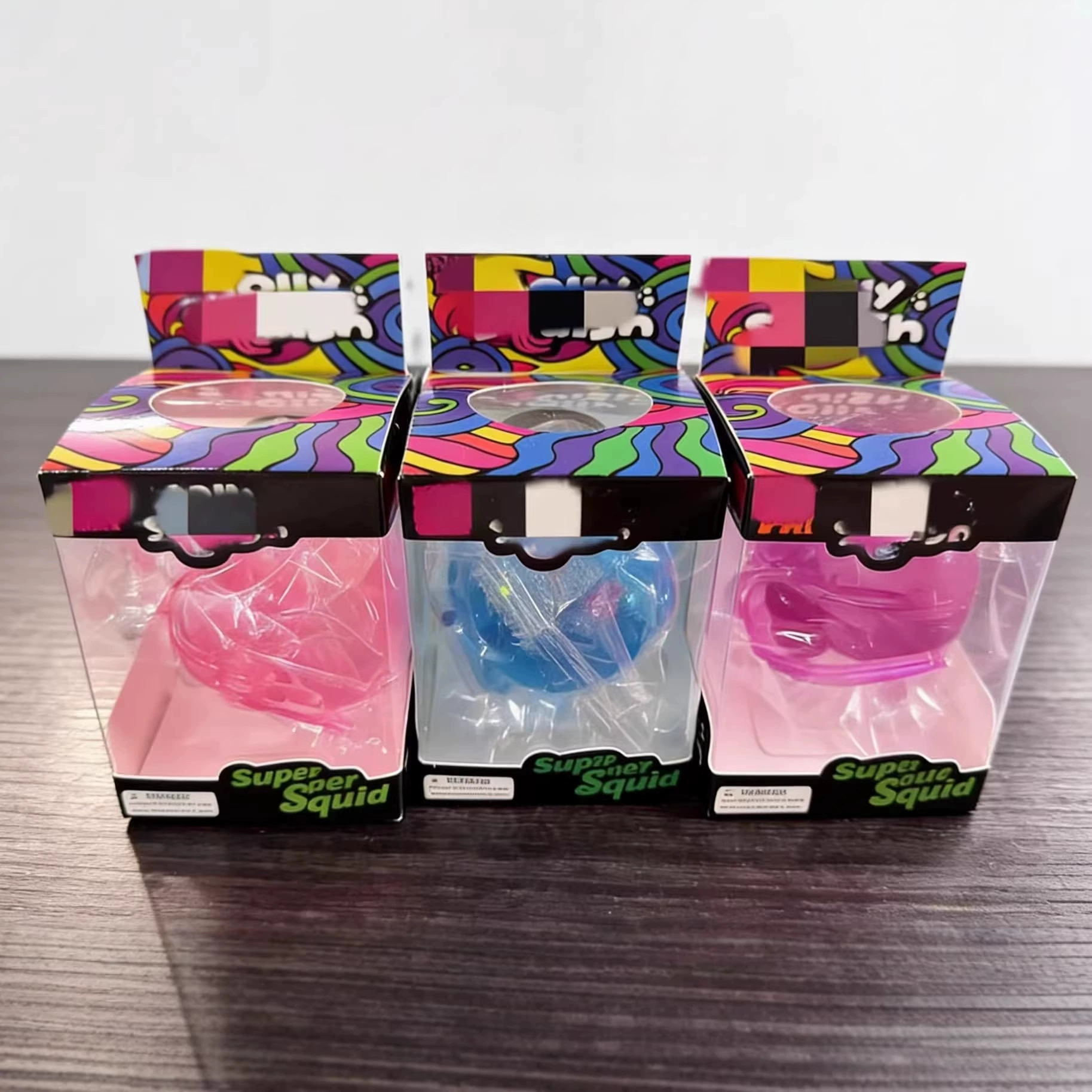  Кросс-бордер новый продукт Needoh Jelly Squish - сенсорная сжимающая игрушка, медуза