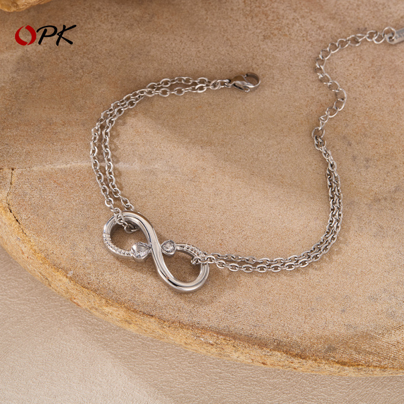 brand small design fashionable bracelet stainless steel