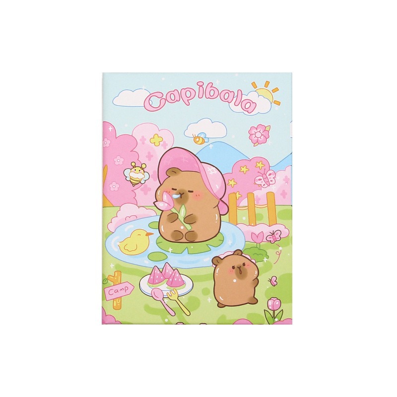 Cuaderno de notas creativo A7 Capibara personalizado dibujos animados Dolphin bolsillo especial para estudiantes de primaria mini cuaderno de notas