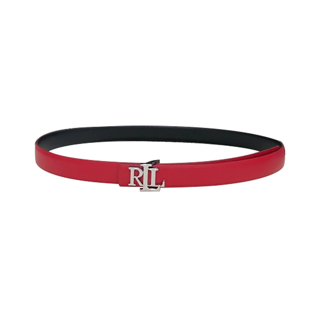 Fashionable universal double-sided belt with letters, European style, 2.5cm