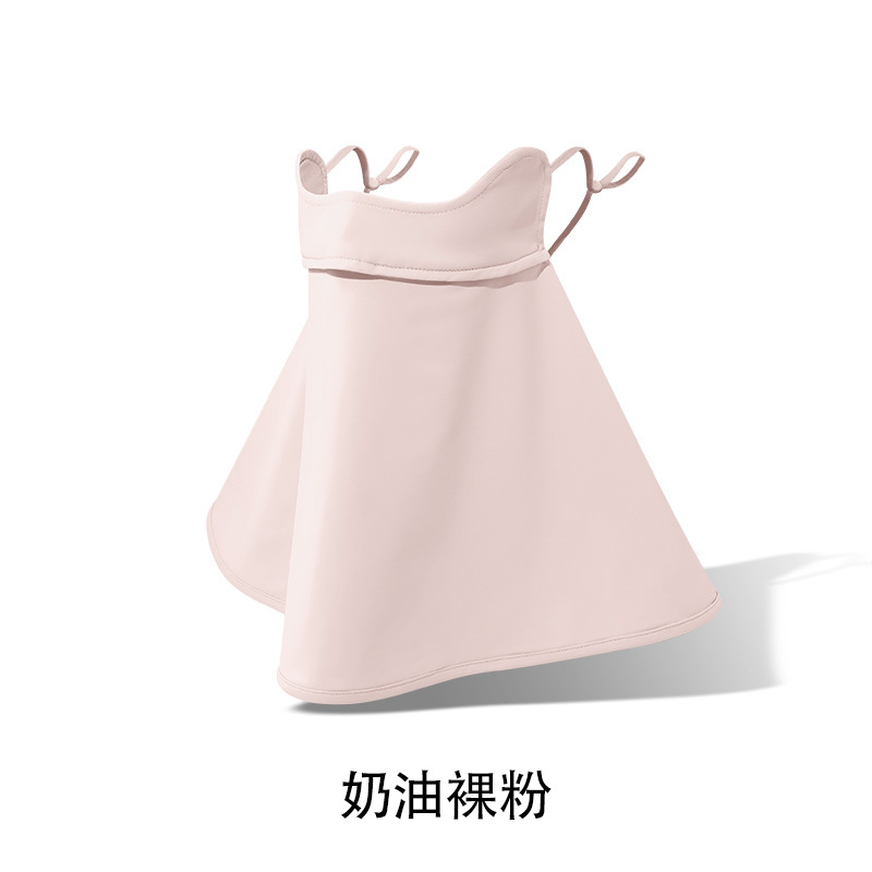 Nylon Ice Silk Sunscreen Mask Outer Golf Neck Guard Anti-Uv Breathable Face Covering Sunscreen Veil Upf50+