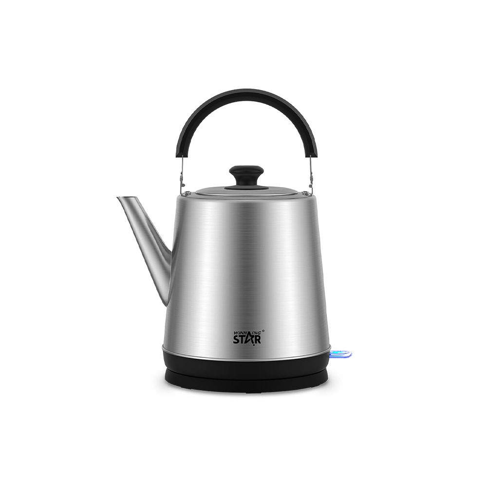Winning star comercio exterior transfronterizo de acero inoxidable hotel automático hervidor de gran capacidad tetera eléctrica