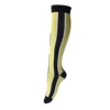 Black and yellow vertical strip