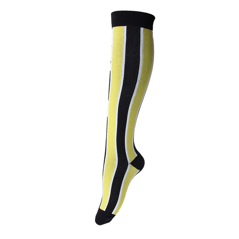 Compression Running Socks, Unisex Jacquard Knee-High Socks, Multiple Patterns, S/M & L/XL