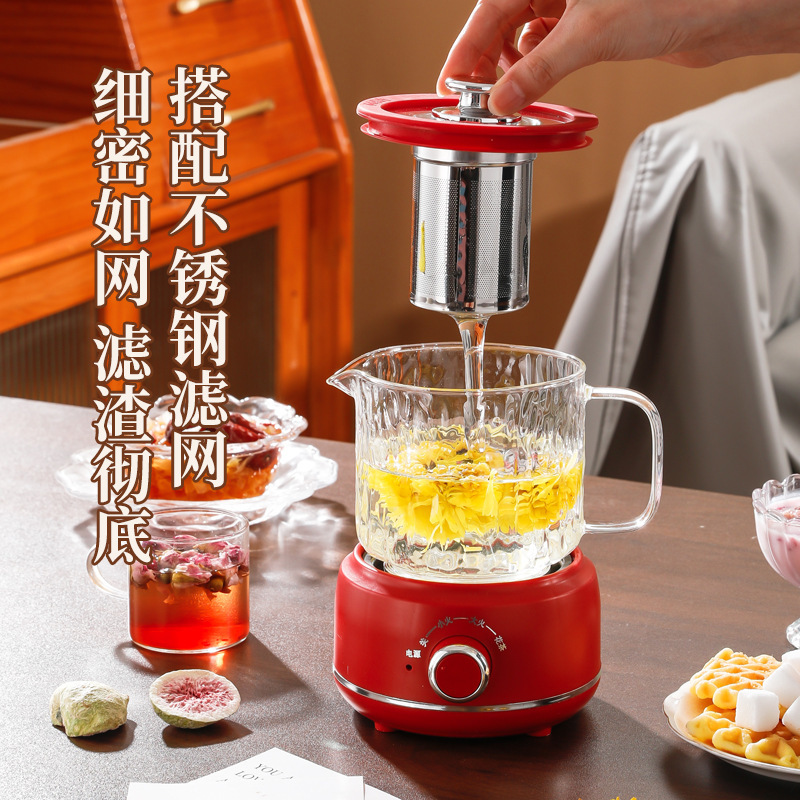 Yuerde 直接供給健康茶多機能ティーメーカーガラス健康カップオフィス小型健康ポットドロップシッピング|undefined