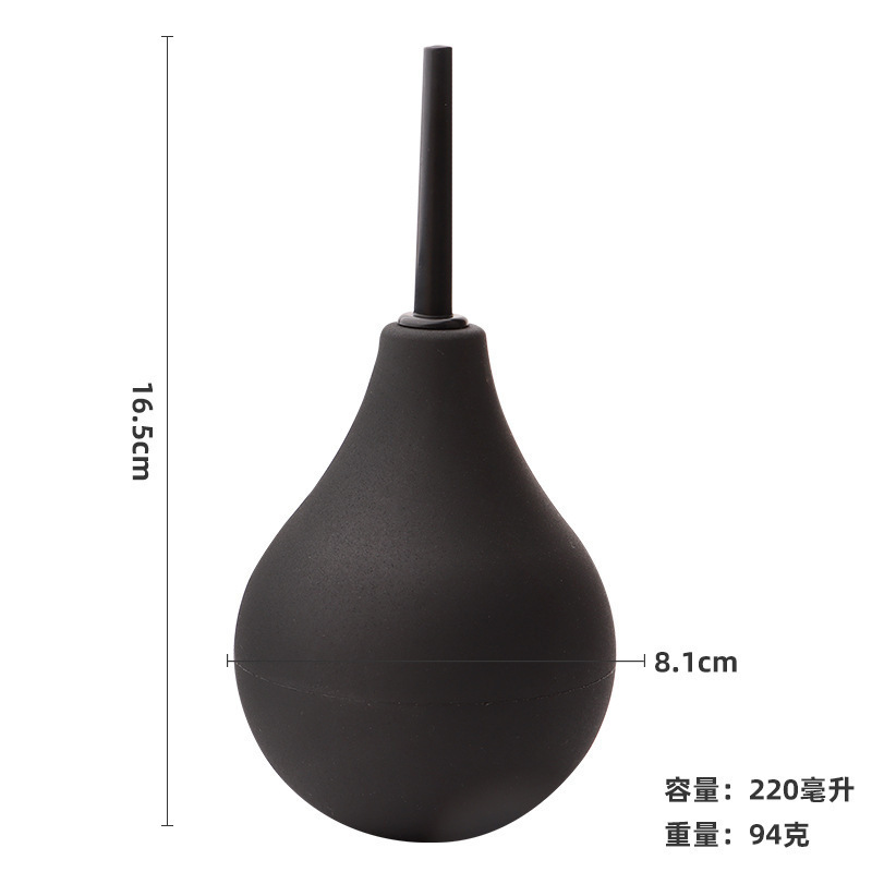 SM Anal Enema Cleaning Device with Silicone Nozzle for Intimate Hygiene — detail image 1